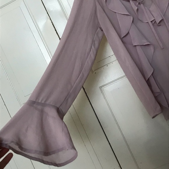 Blouse (color: old pink, see through, long sleeve) - Picture 3 of 3